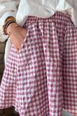 Nonni Gingham City Short Indian Pink
